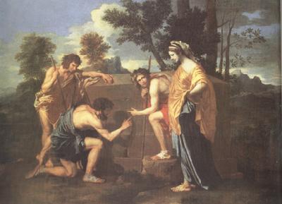 Nicolas Poussin The Arcadian Shepherds (nn03) oil painting picture